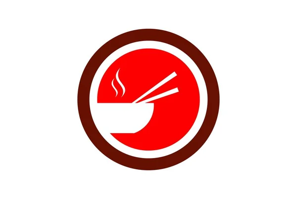 Çin yemeği logo vektör
