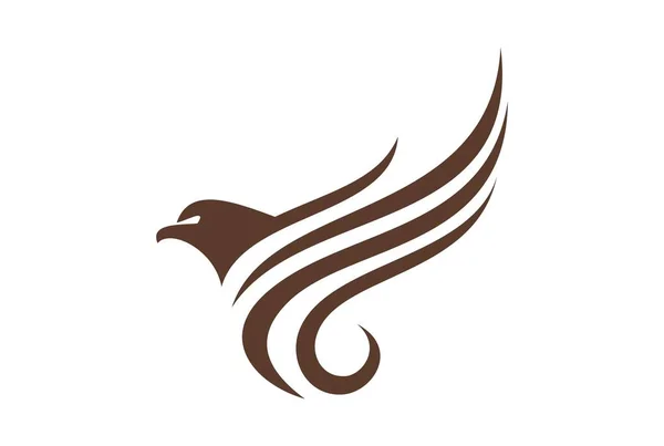 Logotipo Gráfico Vetor Mosca Águia — Vetor de Stock