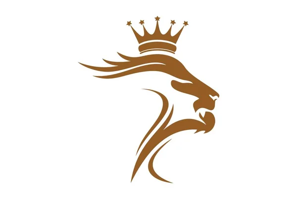 logo vektör grafik simge aslan kral