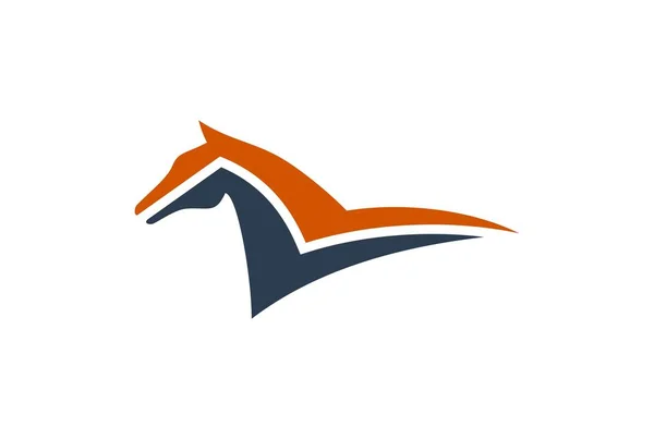 soyut at N harfi kavramı logo simge