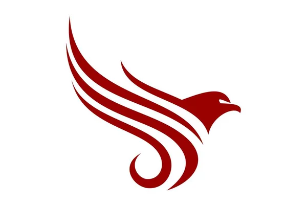 Abstrato Águia Conceito Logotipo Ícone — Vetor de Stock