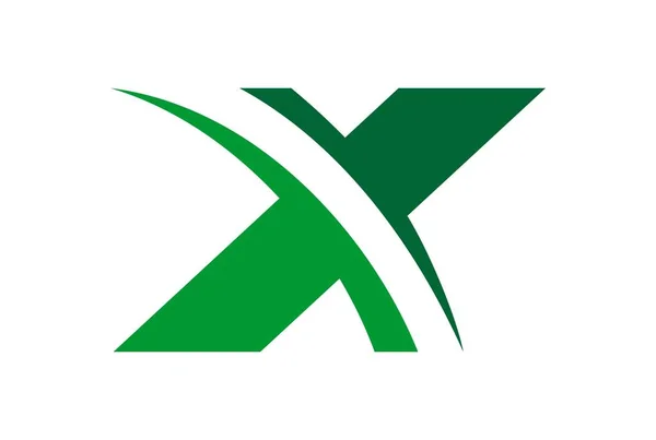 Letra Express Logo Icono Concepto — Vector de stock