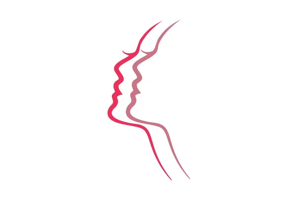 Soyut güzellik kadın logo simge güzellik bakımı ya da cilt bakımı ya da spa