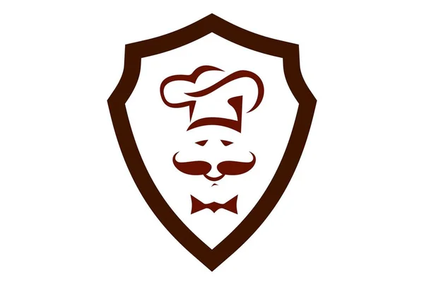 Soyut Şef bisküvi kutsal kişilerin resmi logosu