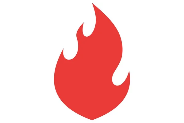 Φωτιά Αφηρημένη Έννοια Διάνυσμα Εικονίδιο Λογότυπο — Διανυσματικό Αρχείο