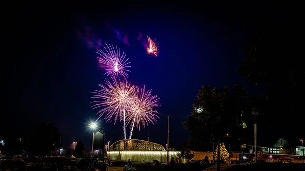 Fire works on July 4th