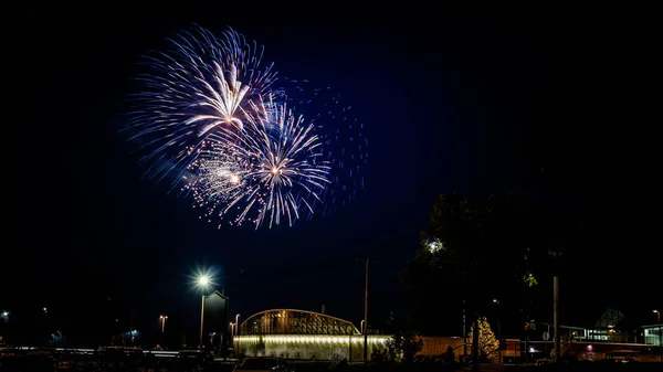 Fire works on July 4th