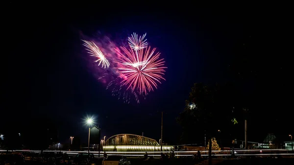 Fire works on July 4th