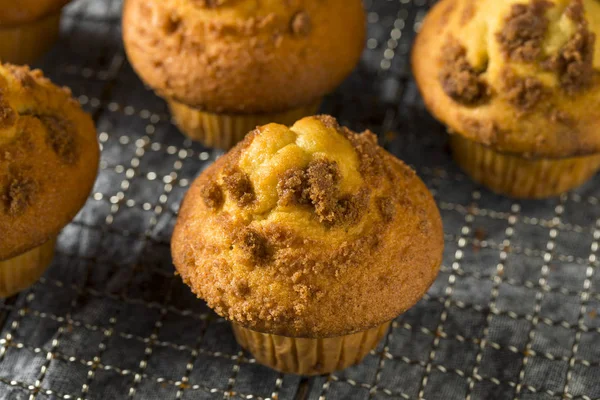 Muffins Cannelle Sucrés Faits Maison Manger Pour Petit Déjeuner — Photo