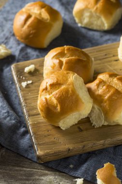 Tatlı ev yapımı akşam yemeği yemeye hazır rulo