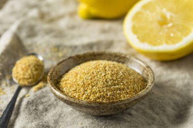 Ham kuru organik limon kabuğu lezzet bir kase