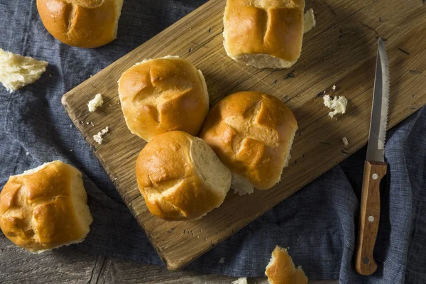 Rolos Jantar Caseiros Doces Prontos Para Comer — Fotografia de Stock