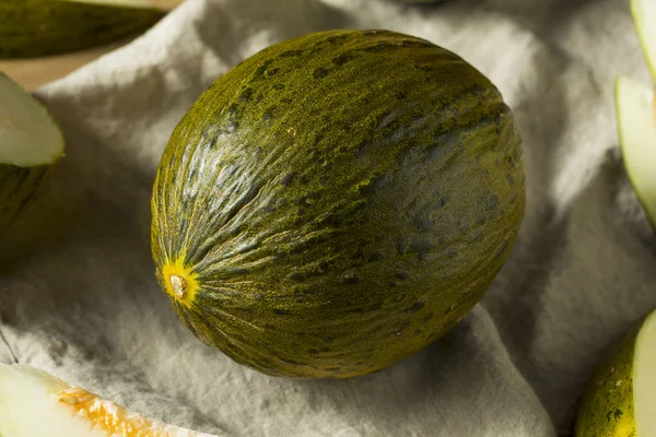 Ham yeşil organik Santa Claus Melon yemeye hazır