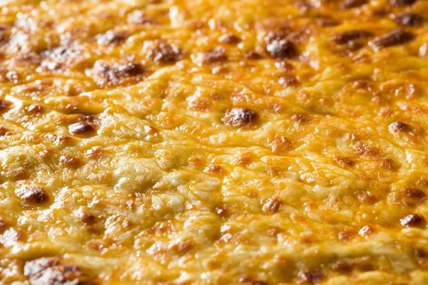 Homemade Greasy New York Cheese Pizza Ready Eat — Stock Photo, Image