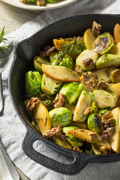 Broto Bruxelas Caseiro Salada Maçã Para Queda — Fotografia de Stock