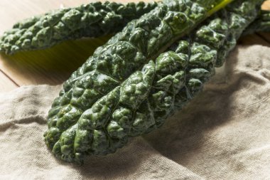 Cook çiğ yeşil organik Lacinato Kale hazır