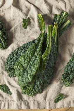 Cook çiğ yeşil organik Lacinato Kale hazır