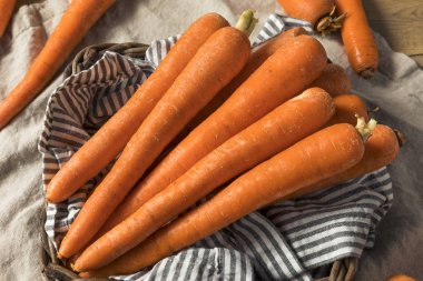 Ham organik portakal havuç hazır Cook için