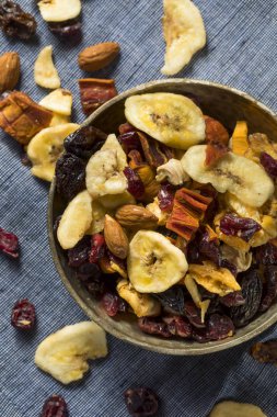 Kiraz ve muz ile organik Kuru meyve Trail Mix