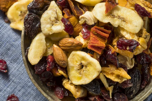 Mezcla Frutas Secas Orgánicas Con Cerezas Plátanos —  Fotos de Stock