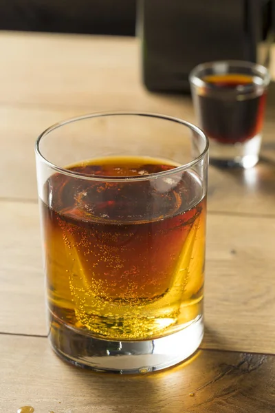 Boozy Bomb Shots Liquor Energy Drink Ready Mix — Stock Photo, Image