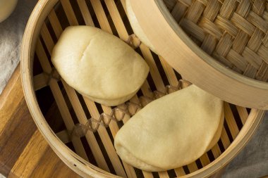 Ev yapımı Çinli Bao Buns atmak yemeye hazır