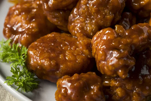 Barbecue Boneless Chicken Wings Blue Cheese — Stock Photo, Image