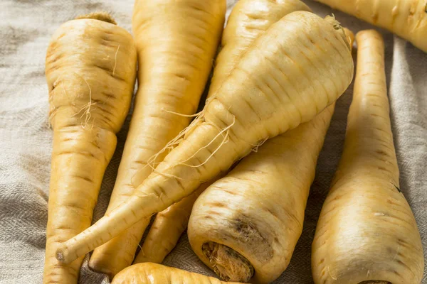 Ham organik kahverengi Parnsip kökleri hazır Cook için