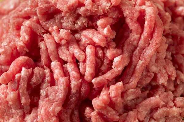 Erba Biologica Fed Carne Agnello Macinata Pronta Cucinare — Foto Stock