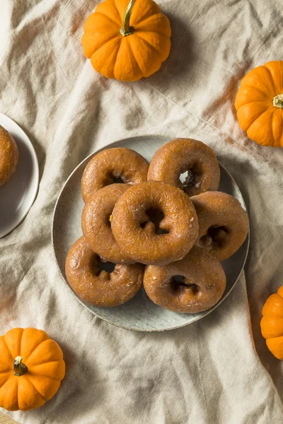 Zelfgemaakte Pumpkin Spice Donuts Klaar Eten — Stockfoto