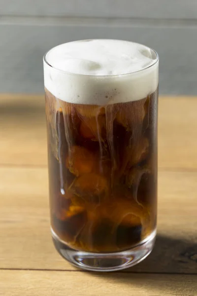 Homemade Cold Brew Coffee Cold Foam — Stock Photo, Image