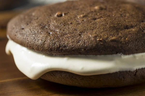 Homemade Chocolate Whoopie Pie Cream Filling — Stock Photo, Image