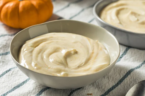 Healthy Organic Pumpkin Spice Yogurt Breakfast — Stock Photo, Image