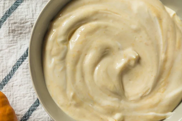 Gezonde Organische Pumpkin Spice Yoghurt Als Ontbijt — Stockfoto