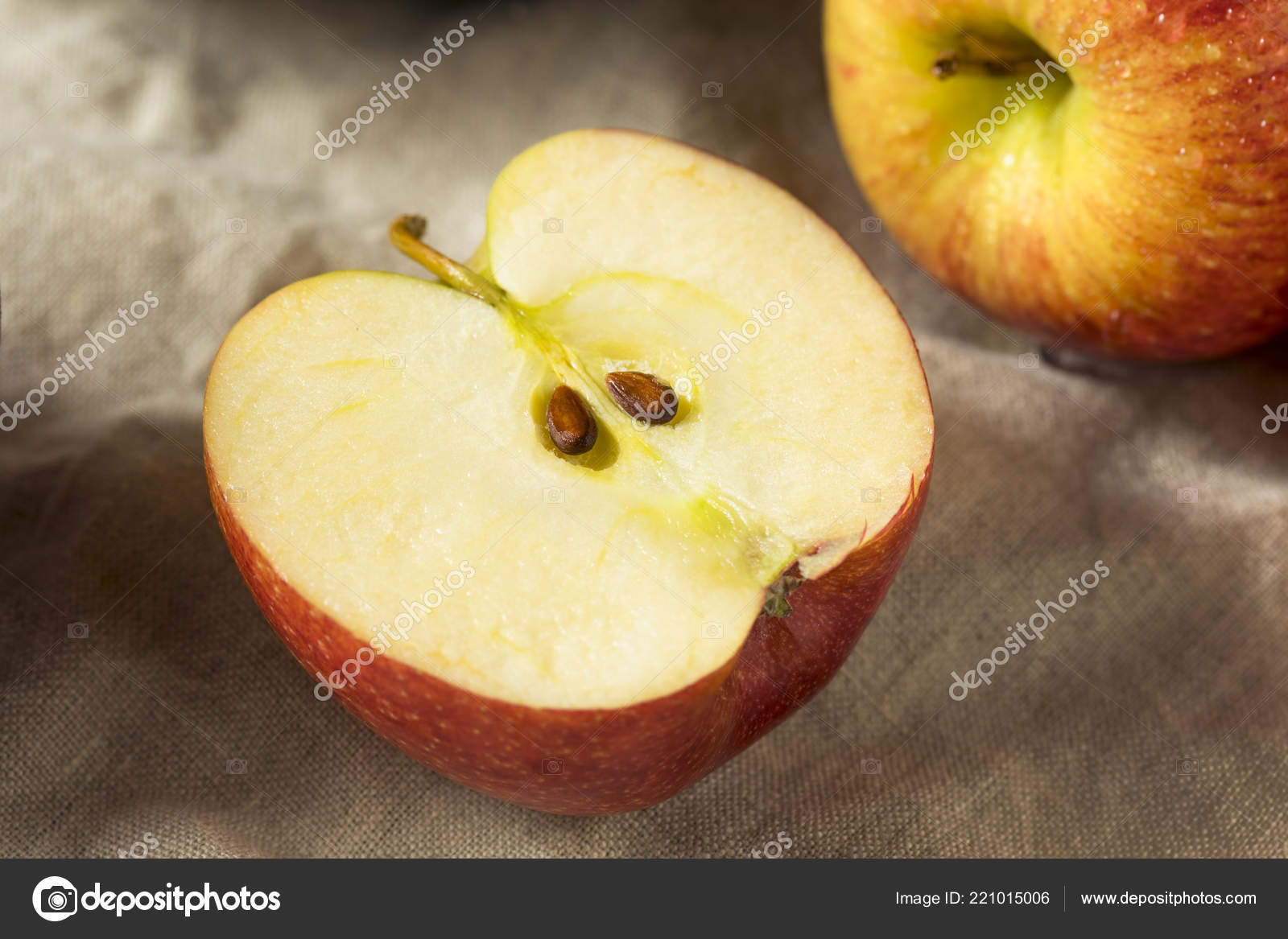 Raw Red Organic Envy Apples Ready Eat Stock Photo by ©bhofack2 221016352