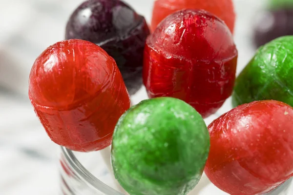Sweet Homemade Sugar Sucker Candy Stick — Stock Photo, Image