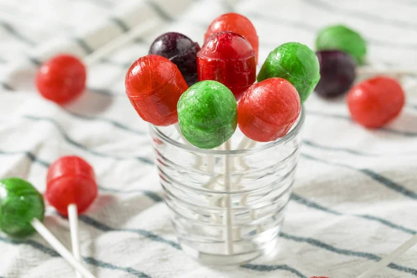 Słodki Cukier Domowe Sucker Candy Patyku — Zdjęcie stockowe