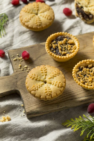 Zelfgemaakte Mini Pasteivulling Taarten Voor Feestdagen — Stockfoto