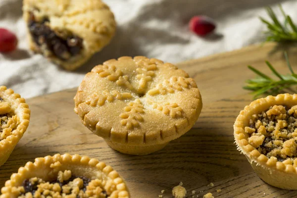 Zelfgemaakte Mini Pasteivulling Taarten Voor Feestdagen — Stockfoto