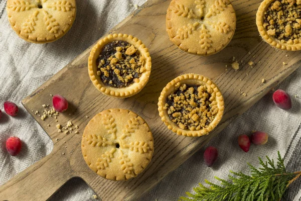 Zelfgemaakte Mini Pasteivulling Taarten Voor Feestdagen — Stockfoto