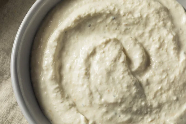 Spicy Homemade Horseradish Sauce Bowl — Stock Photo, Image