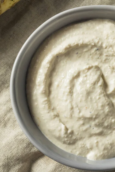 Spicy Homemade Horseradish Sauce Bowl — Stock Photo, Image