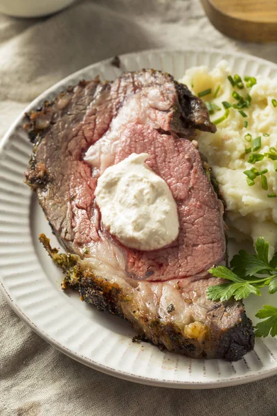 Roasted Boneless Prime Beef Rib Roast Ready to Eat