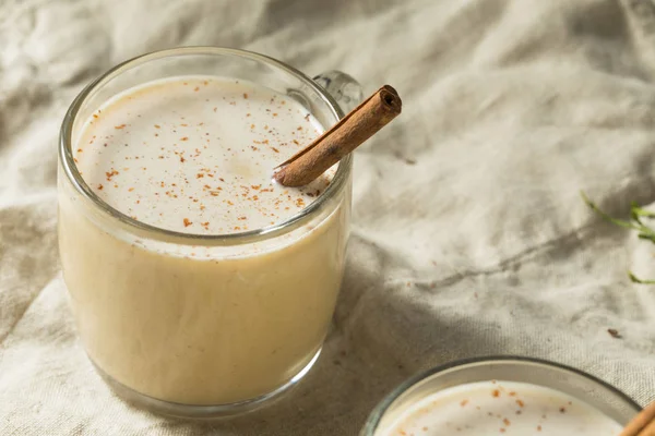 Homemade Puerto Rican Coquito Eggnog Holidays — 图库照片