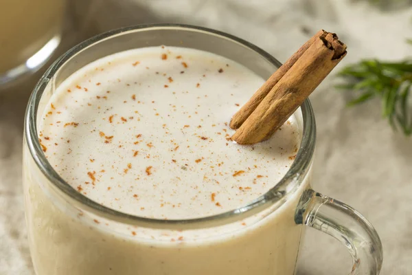 Homemade Puerto Rican Coquito Eggnog Holidays — 图库照片