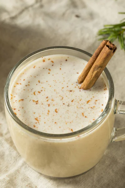 Caseiro Puerto Rican Coquito Eggnog Para Feriados — Fotografia de Stock