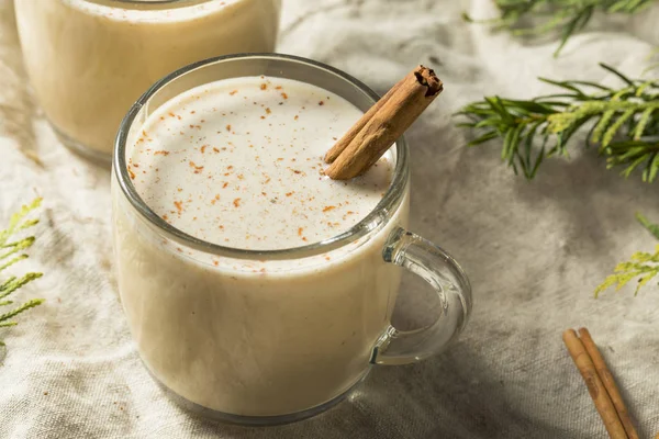 Vaječný Koňak Domácí Portorický Coquito Pro Svátky — Stock fotografie