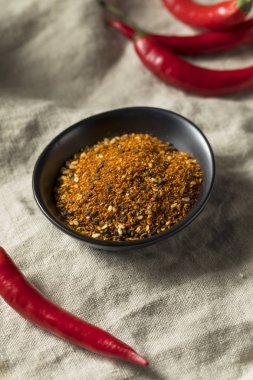 Organik Japonca yedi Shichimi bir kabın içinde baharat