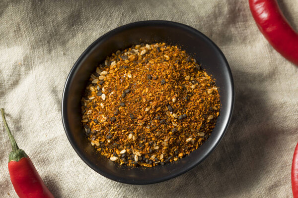 Organic Japanese Seven Spice Shichimi in a Bowl