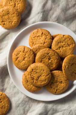 Homemade Ginger Snap Cookies Ready to Eat clipart
